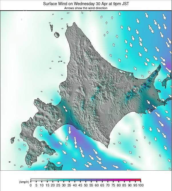 Hokkaido weather map - click to go back to main thumbnail page