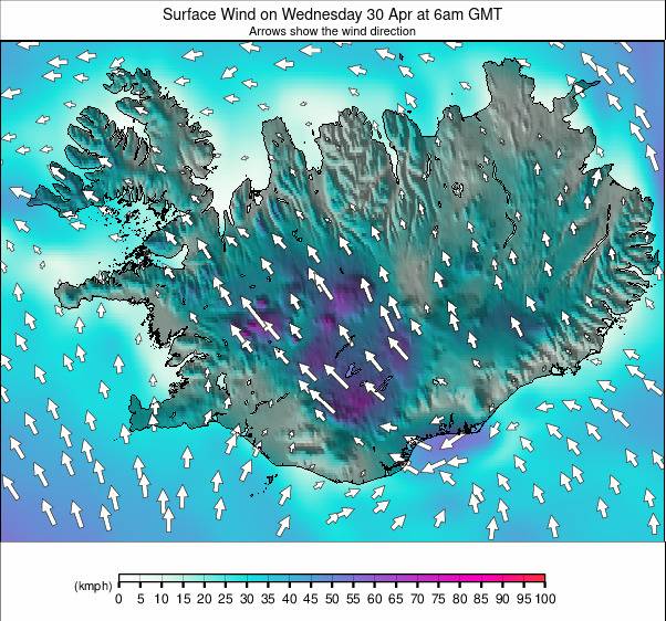 Iceland weather map - click to go back to main thumbnail page