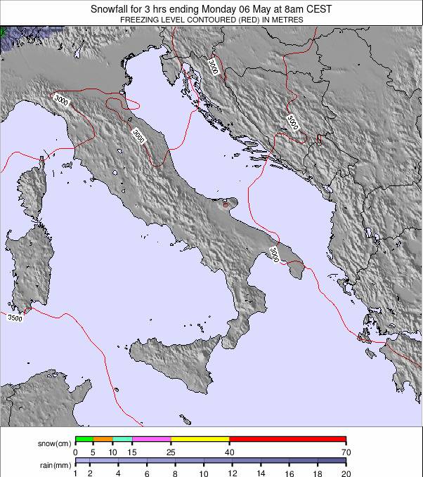 Italy weather map - click to go back to main thumbnail page
