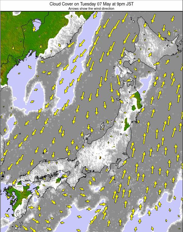 Japan weather map - click to go back to main thumbnail page