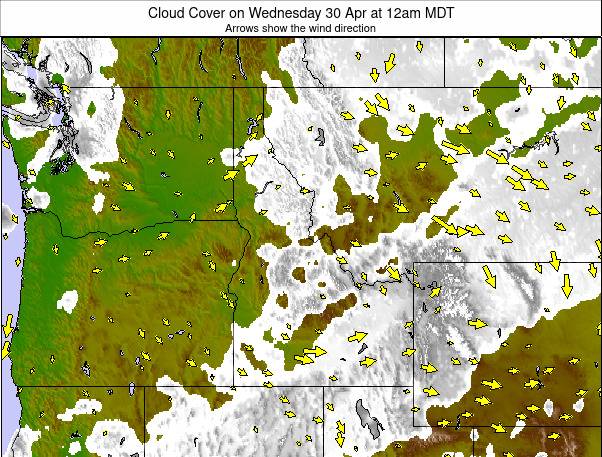 Northwest USA weather map - click to go back to main thumbnail page