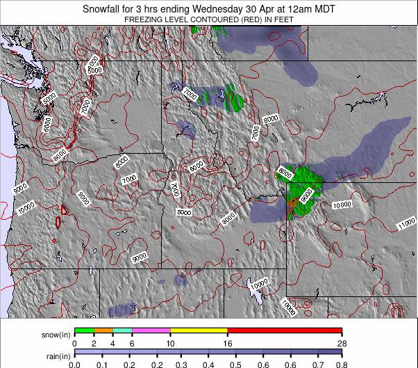 Northwest USA weather map - click to go back to main thumbnail page