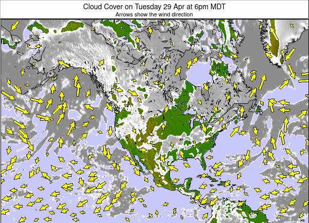 North America weather map - click to go back to main thumbnail page