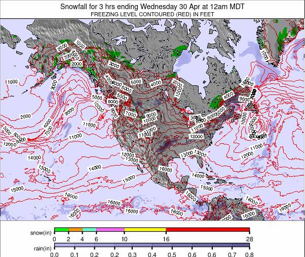 North America weather map - click to go back to main thumbnail page