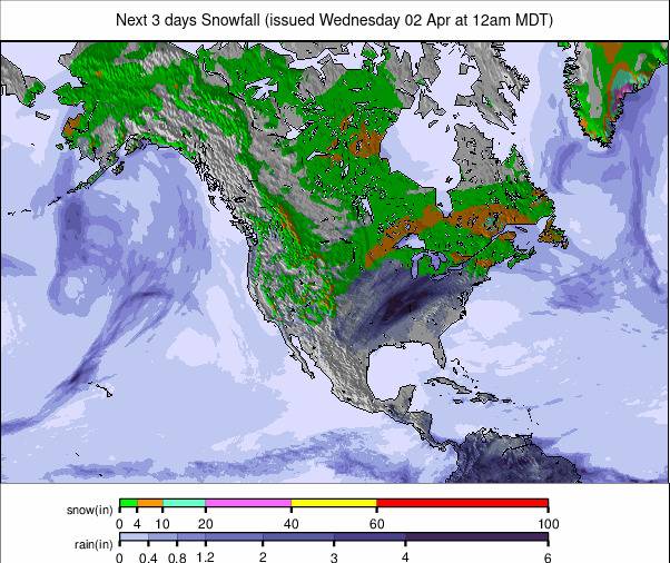 Precipitation maps North America #USA #rainfall (Precipitații în SUA)