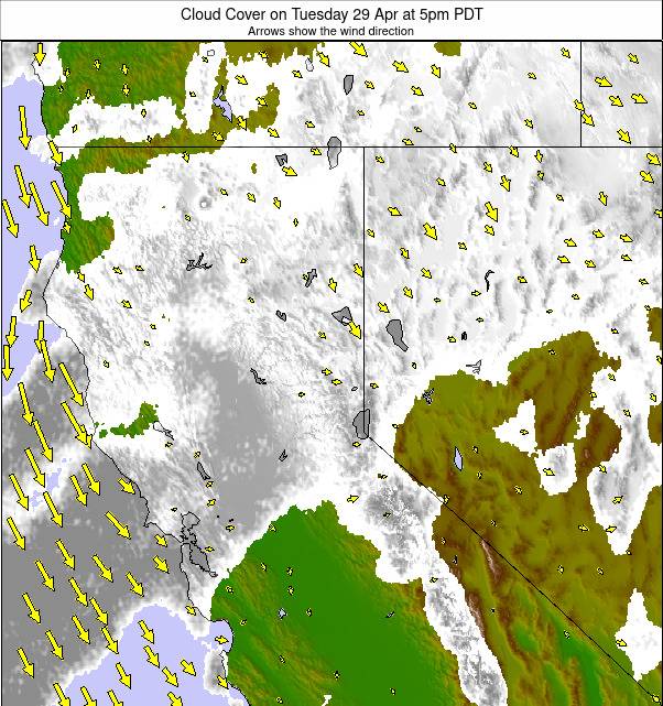 North California weather map - click to go back to main thumbnail page