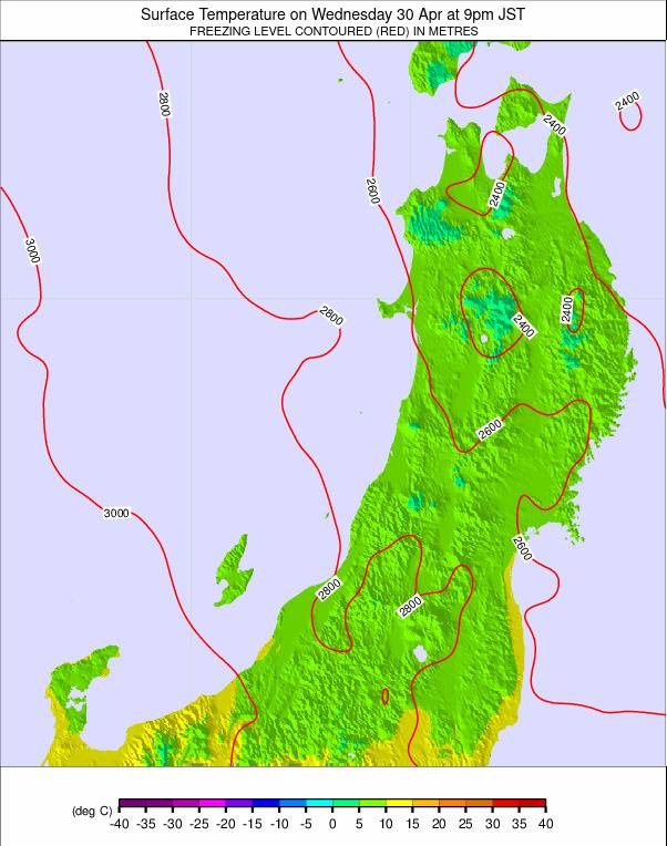 Northern Honshu weather map - click to go back to main thumbnail page