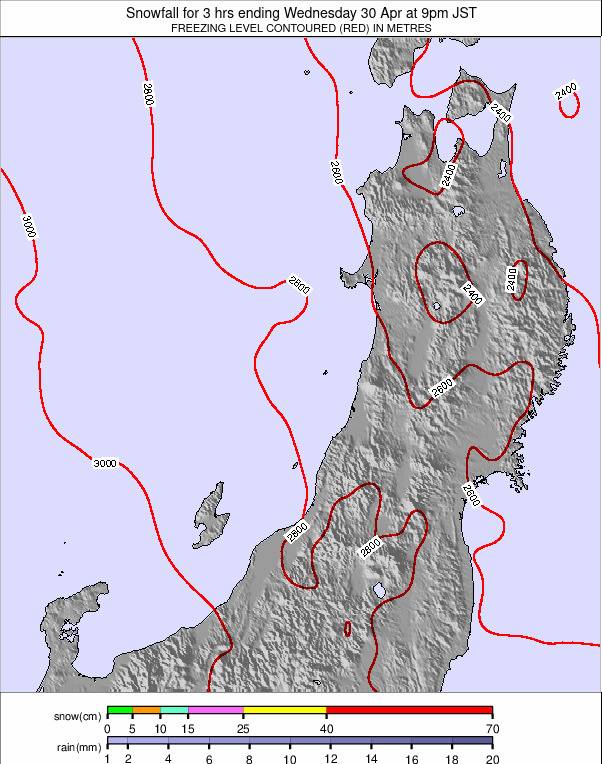 Northern Honshu weather map - click to go back to main thumbnail page