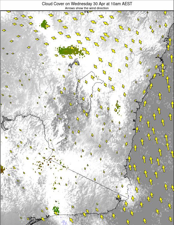 New South Wales weather map - click to go back to main thumbnail page