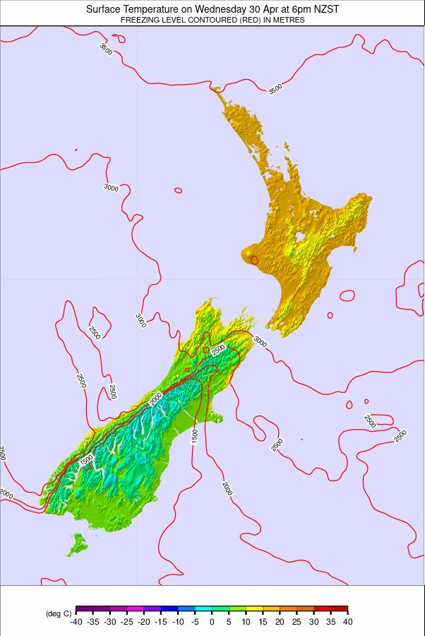 All New Zealand weather map - click to go back to main thumbnail page