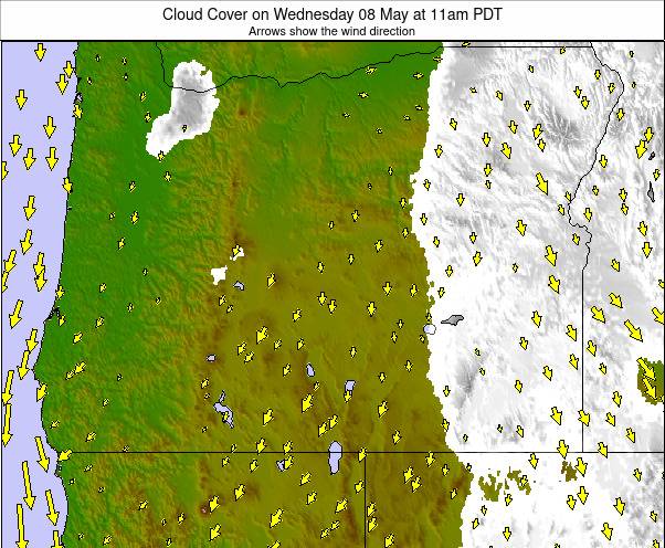 Oregon weather map - click to go back to main thumbnail page