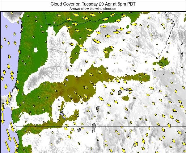 Oregon weather map - click to go back to main thumbnail page