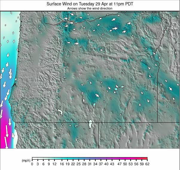 Oregon weather map - click to go back to main thumbnail page