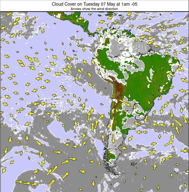 South America weather map - click to go back to main thumbnail page