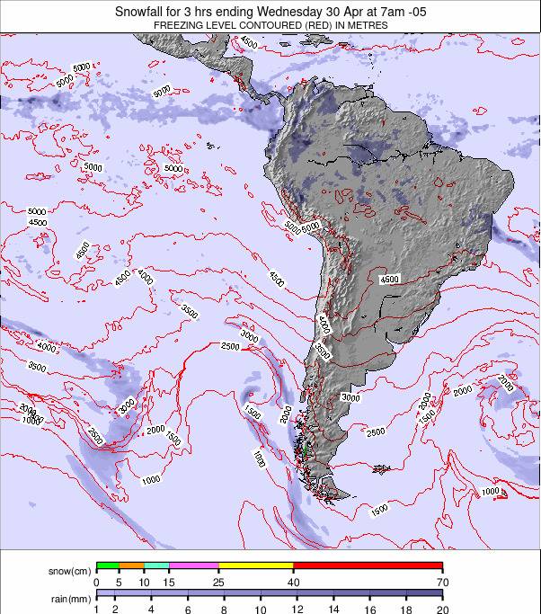 South America weather map - click to go back to main thumbnail page