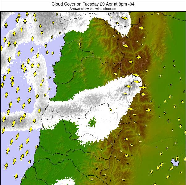 Santiago weather map - click to go back to main thumbnail page