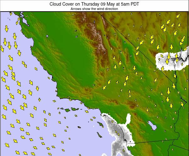 South California weather map - click to go back to main thumbnail page