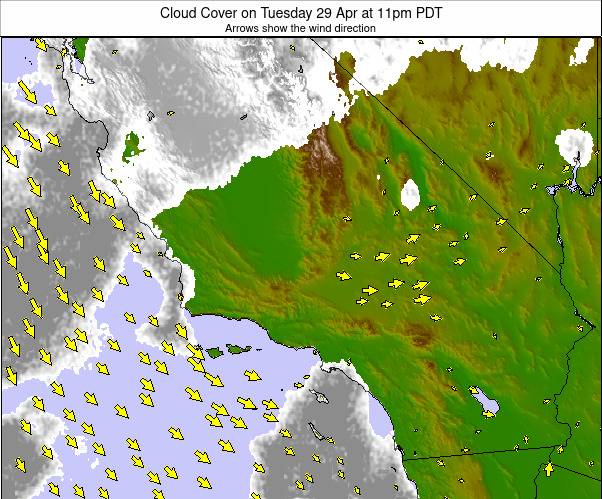 South California weather map - click to go back to main thumbnail page