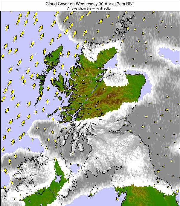 Scotland weather map - click to go back to main thumbnail page