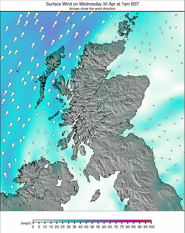 Scotland weather map - click to go back to main thumbnail page