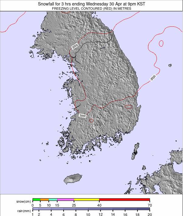 South Korea weather map - click to go back to main thumbnail page