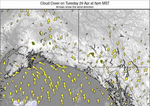 Southern Alaska weather map - click to go back to main thumbnail page