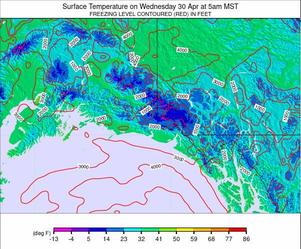 Southern Alaska weather map - click to go back to main thumbnail page