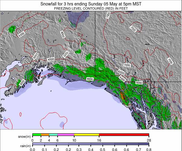 Southern Alaska weather map - click to go back to main thumbnail page