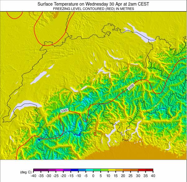 Switzerland weather map - click to go back to main thumbnail page