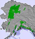 Alasca snow map