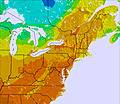 Appalaches temperature map