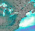 Appalachians and Great Lakes mapa de vento