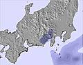 Central Honshu snow map