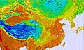 República Popular China temperature map