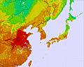 East Asia temperature forecast for this period