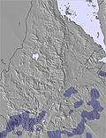 Etiopia snow map