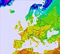 Avrupa temperature map