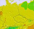 Německo temperature map