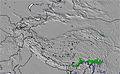 Himalayas snow map