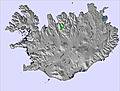 Islande snow map