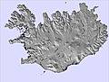 Island snow map