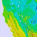 North California temperature map