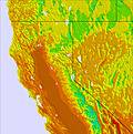 North California temperature map