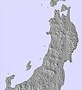 Northern Honshu snow map