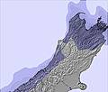 South Island - upper snow map