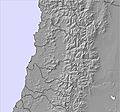 Santiago del Cile snow map