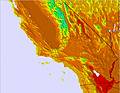 South California temperature map