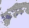 Southern Japan snow map