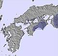 Southern Japan snow map