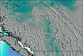 Southwest Canada 風の地図